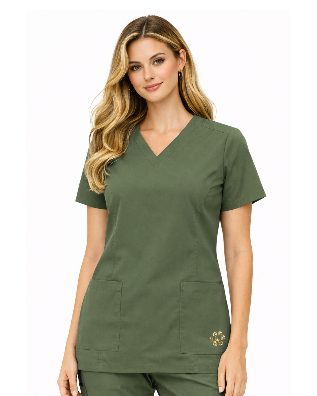 Uniforme Médico Scrubletics 4Flex Verde Oliva