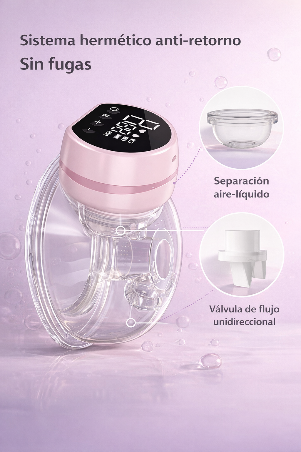 Extractor de Leche Eléctrico Portátil Manos Libres