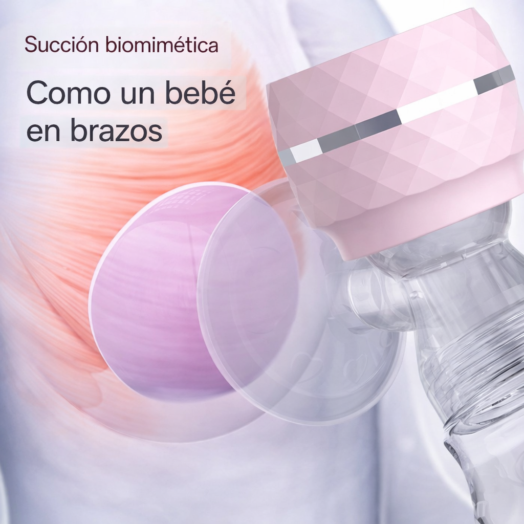 Extractor de Leche Eléctrico Portátil con Botella