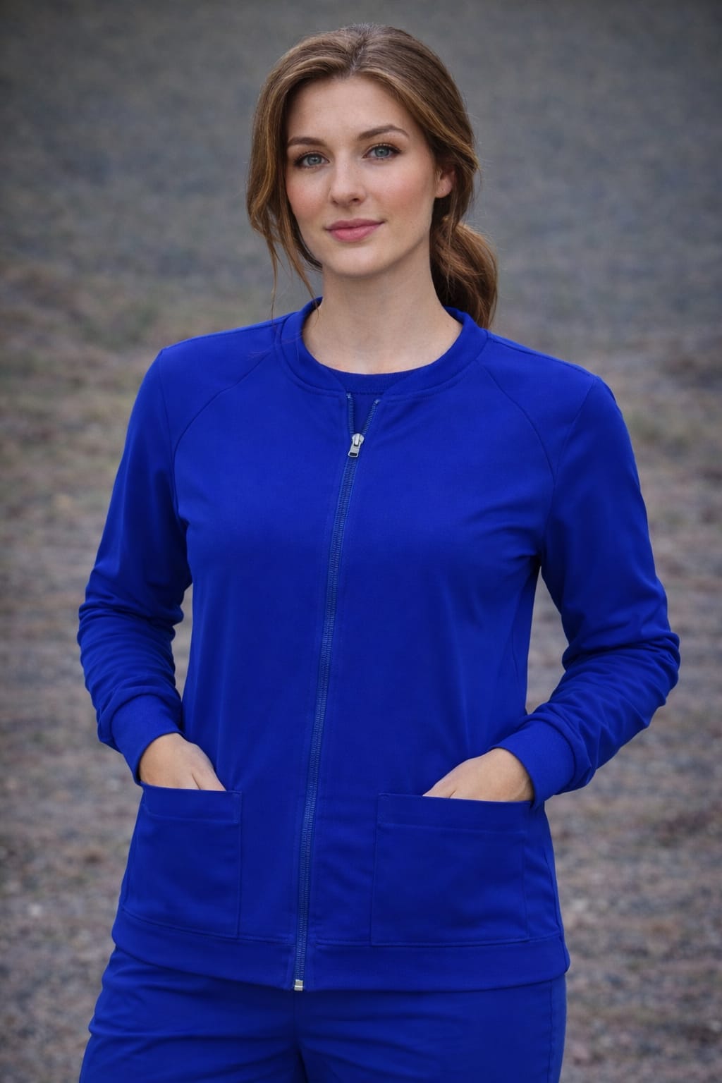 Chaqueta Médica Scrubaid con Cierre – Talla L