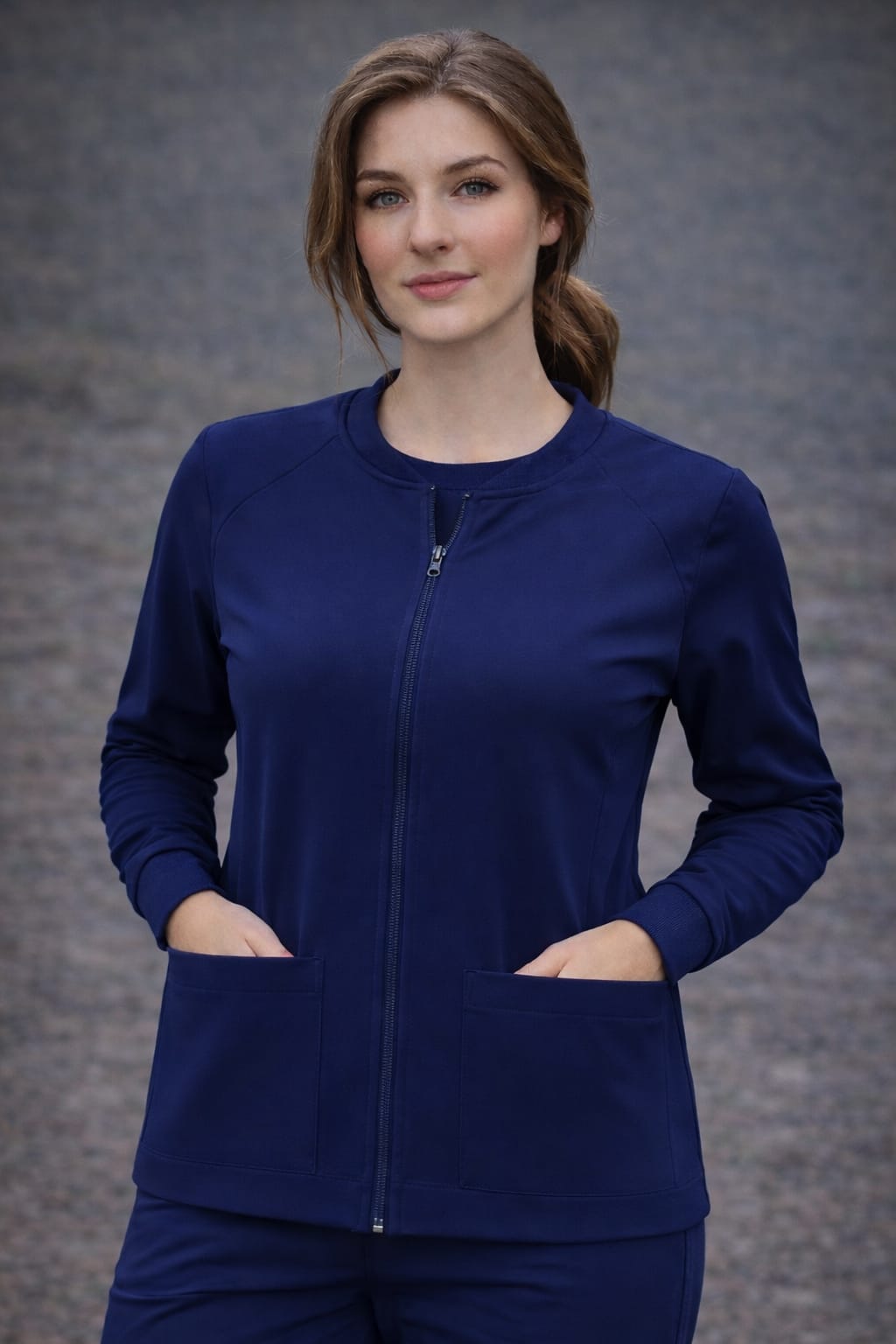Chaqueta Médica Scrubaid con Cierre – Talla S