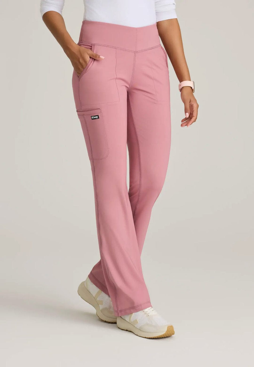 Pantalón médico Easy Stretch de tiro alto – Mujer