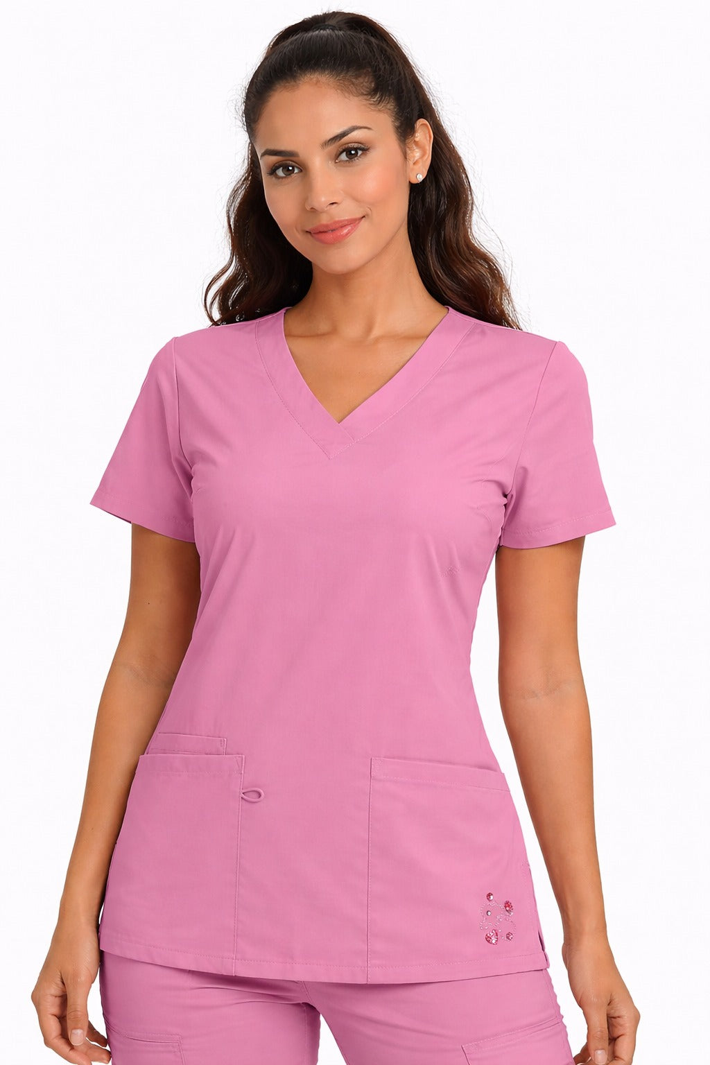 Uniforme Médico Femenino 4Flex Rosa