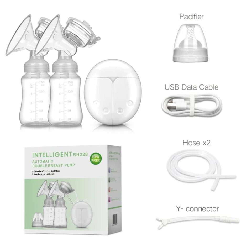 Extractor de Leche Eléctrico Doble Recargable